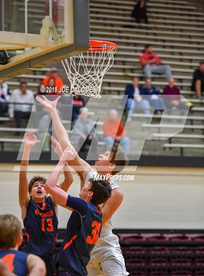 Thumbnail 3 in MacArthur [Douglas] vs Brandeis (NEISD/NISD Basketball Tournament) photogallery.