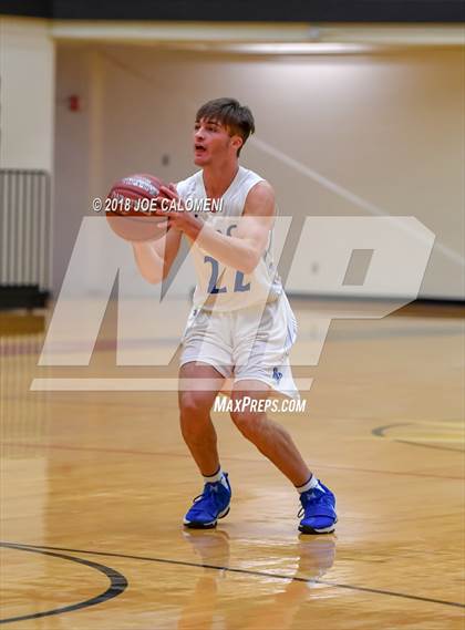 Thumbnail 2 in MacArthur [Douglas] vs Brandeis (NEISD/NISD Basketball Tournament) photogallery.