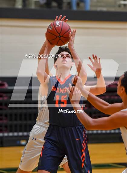 Thumbnail 2 in MacArthur [Douglas] vs Brandeis (NEISD/NISD Basketball Tournament) photogallery.