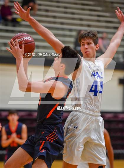 Thumbnail 3 in MacArthur [Douglas] vs Brandeis (NEISD/NISD Basketball Tournament) photogallery.