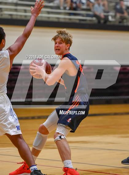 Thumbnail 1 in MacArthur [Douglas] vs Brandeis (NEISD/NISD Basketball Tournament) photogallery.