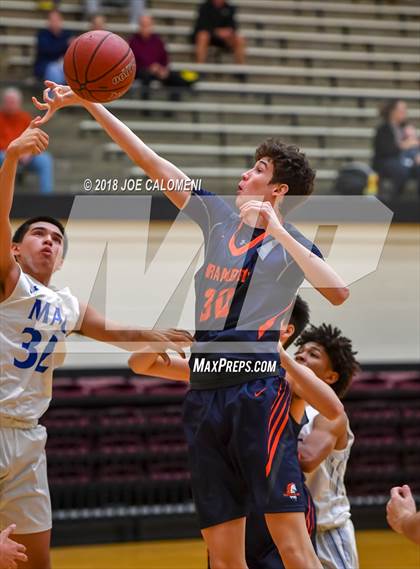 Thumbnail 1 in MacArthur [Douglas] vs Brandeis (NEISD/NISD Basketball Tournament) photogallery.