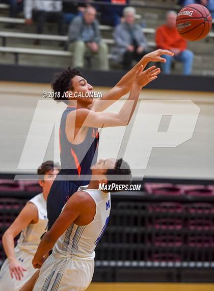 Thumbnail 1 in MacArthur [Douglas] vs Brandeis (NEISD/NISD Basketball Tournament) photogallery.