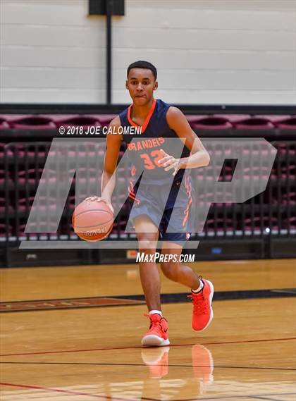 Thumbnail 2 in MacArthur [Douglas] vs Brandeis (NEISD/NISD Basketball Tournament) photogallery.