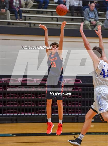 Thumbnail 3 in MacArthur [Douglas] vs Brandeis (NEISD/NISD Basketball Tournament) photogallery.