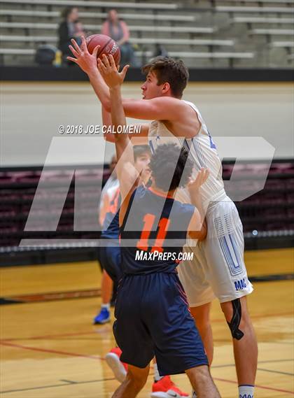 Thumbnail 2 in MacArthur [Douglas] vs Brandeis (NEISD/NISD Basketball Tournament) photogallery.