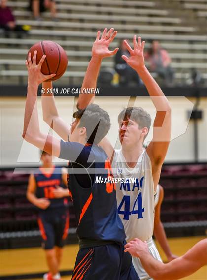 Thumbnail 1 in MacArthur [Douglas] vs Brandeis (NEISD/NISD Basketball Tournament) photogallery.