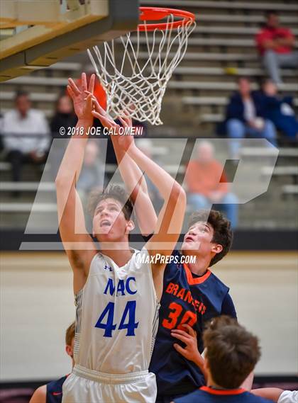 Thumbnail 1 in MacArthur [Douglas] vs Brandeis (NEISD/NISD Basketball Tournament) photogallery.