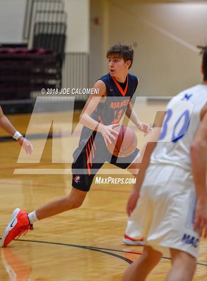 Thumbnail 1 in MacArthur [Douglas] vs Brandeis (NEISD/NISD Basketball Tournament) photogallery.