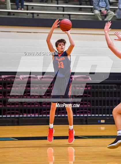 Thumbnail 2 in MacArthur [Douglas] vs Brandeis (NEISD/NISD Basketball Tournament) photogallery.