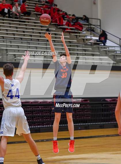 Thumbnail 1 in MacArthur [Douglas] vs Brandeis (NEISD/NISD Basketball Tournament) photogallery.