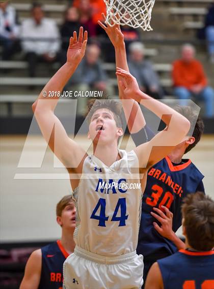Thumbnail 2 in MacArthur [Douglas] vs Brandeis (NEISD/NISD Basketball Tournament) photogallery.
