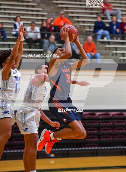Thumbnail 1 in MacArthur [Douglas] vs Brandeis (NEISD/NISD Basketball Tournament) photogallery.