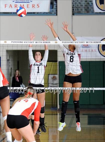 Thumbnail 2 in Albany vs. Cathedral Catholic (CIF State D3 Final) photogallery.