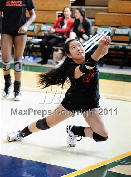 Thumbnail 3 in Albany vs. Cathedral Catholic (CIF State D3 Final) photogallery.