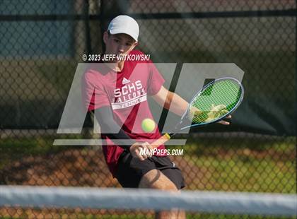 Thumbnail 1 in NCHSAA 3A Singles Tennis State Championship photogallery.