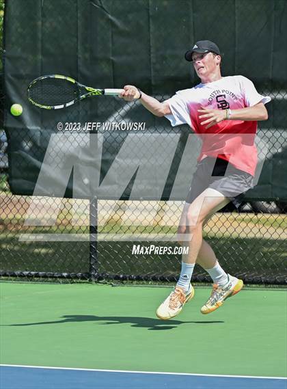 Thumbnail 2 in NCHSAA 3A Singles Tennis State Championship photogallery.