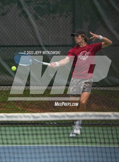 Thumbnail 3 in NCHSAA 3A Singles Tennis State Championship photogallery.