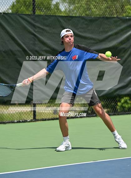 Thumbnail 2 in NCHSAA 3A Singles Tennis State Championship photogallery.