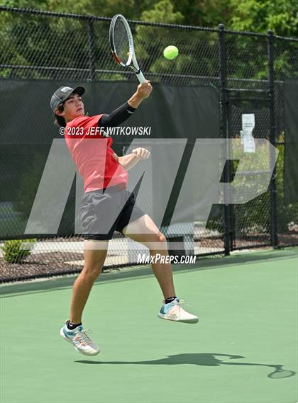 Thumbnail 1 in NCHSAA 3A Singles Tennis State Championship photogallery.