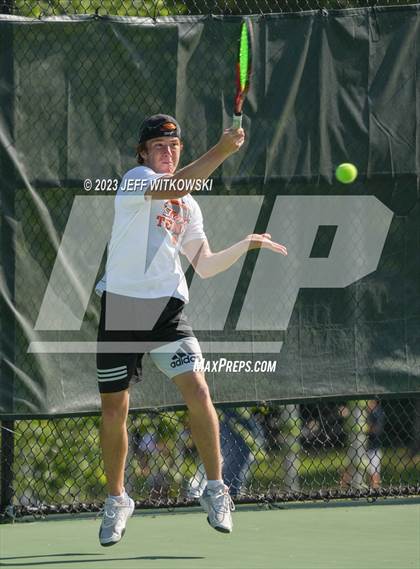 Thumbnail 3 in NCHSAA 3A Singles Tennis State Championship photogallery.