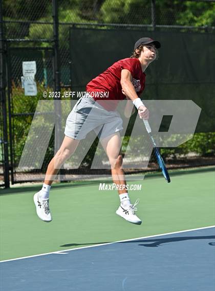 Thumbnail 3 in NCHSAA 3A Singles Tennis State Championship photogallery.