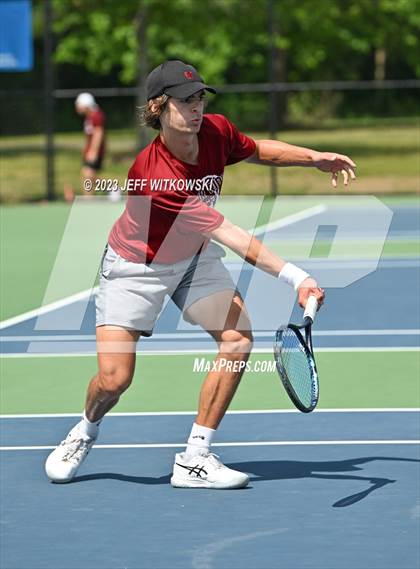Thumbnail 3 in NCHSAA 3A Singles Tennis State Championship photogallery.