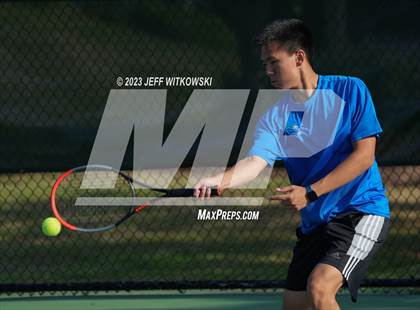 Thumbnail 1 in NCHSAA 3A Singles Tennis State Championship photogallery.