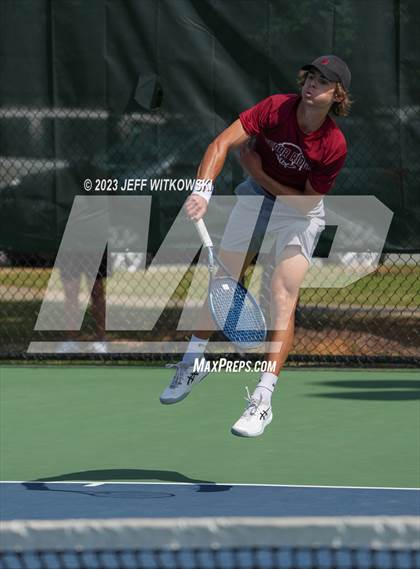 Thumbnail 2 in NCHSAA 3A Singles Tennis State Championship photogallery.