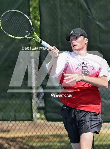 Thumbnail 3 in NCHSAA 3A Singles Tennis State Championship photogallery.