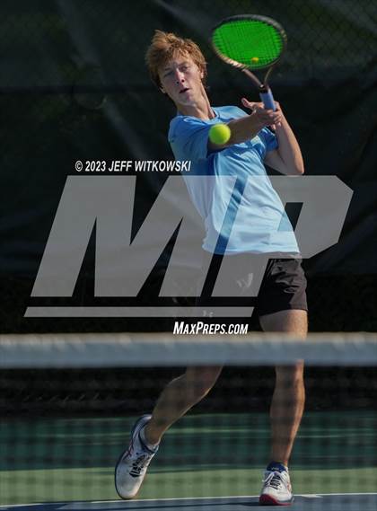 Thumbnail 2 in NCHSAA 3A Singles Tennis State Championship photogallery.