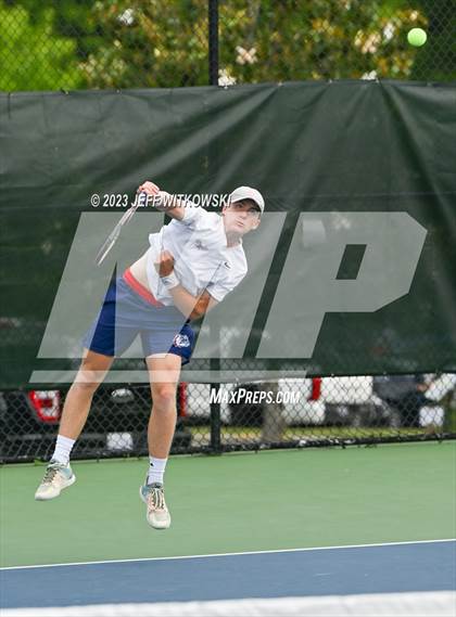 Thumbnail 2 in NCHSAA 3A Singles Tennis State Championship photogallery.
