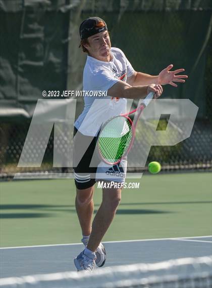 Thumbnail 1 in NCHSAA 3A Singles Tennis State Championship photogallery.