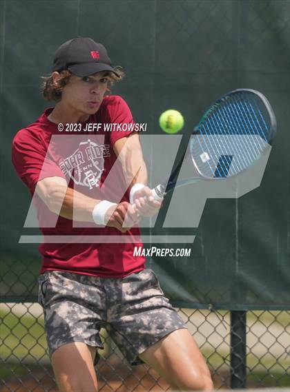 Thumbnail 1 in NCHSAA 3A Singles Tennis State Championship photogallery.