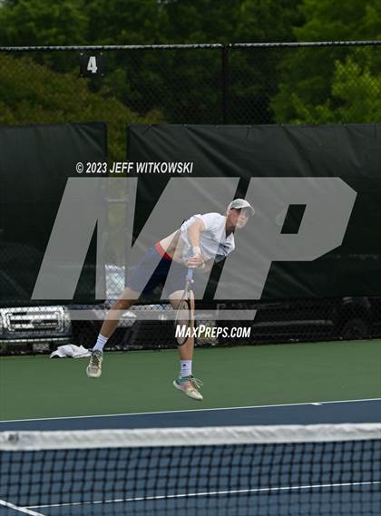 Thumbnail 1 in NCHSAA 3A Singles Tennis State Championship photogallery.
