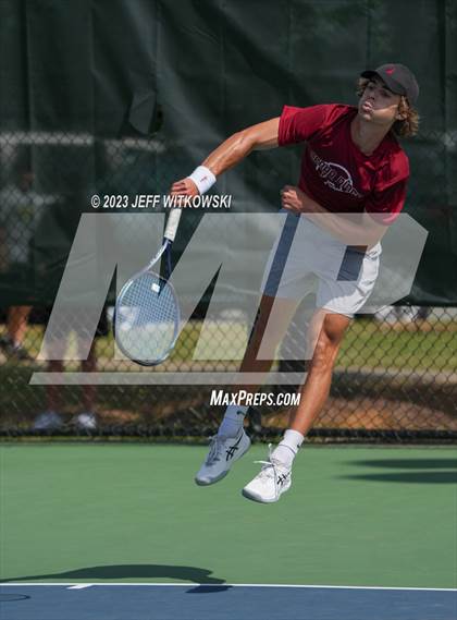 Thumbnail 1 in NCHSAA 3A Singles Tennis State Championship photogallery.