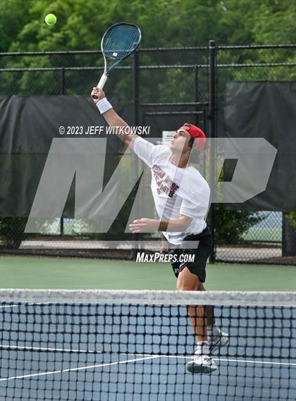 Thumbnail 2 in NCHSAA 3A Singles Tennis State Championship photogallery.