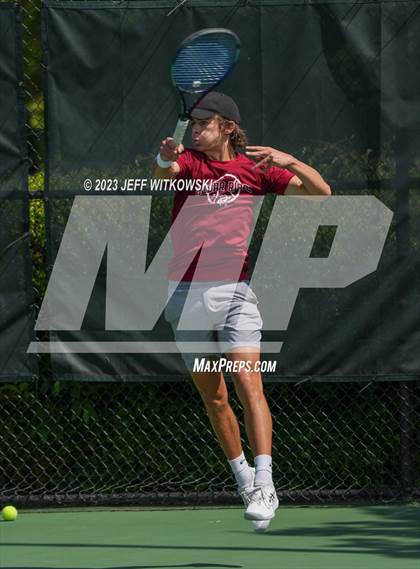 Thumbnail 3 in NCHSAA 3A Singles Tennis State Championship photogallery.