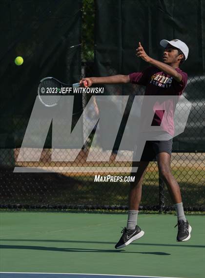 Thumbnail 1 in NCHSAA 3A Singles Tennis State Championship photogallery.