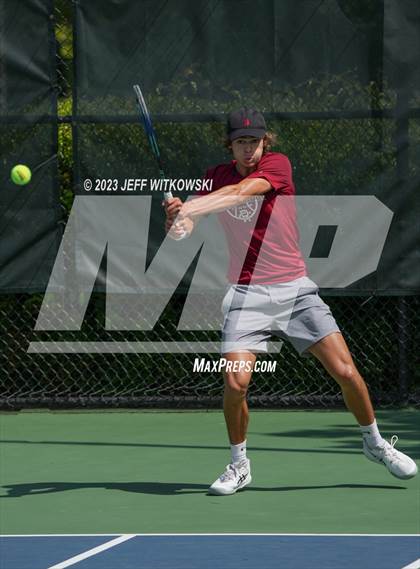 Thumbnail 3 in NCHSAA 3A Singles Tennis State Championship photogallery.