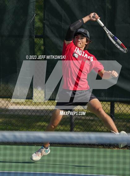 Thumbnail 2 in NCHSAA 3A Singles Tennis State Championship photogallery.