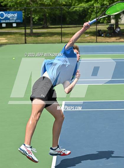 Thumbnail 2 in NCHSAA 3A Singles Tennis State Championship photogallery.