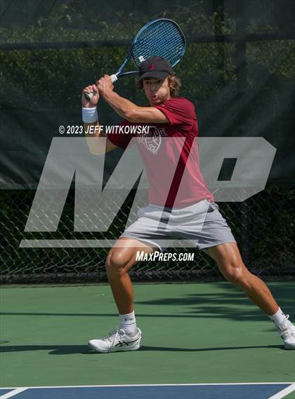 Thumbnail 1 in NCHSAA 3A Singles Tennis State Championship photogallery.