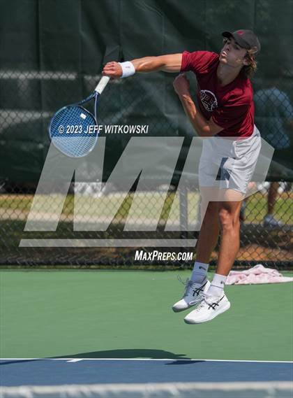 Thumbnail 2 in NCHSAA 3A Singles Tennis State Championship photogallery.