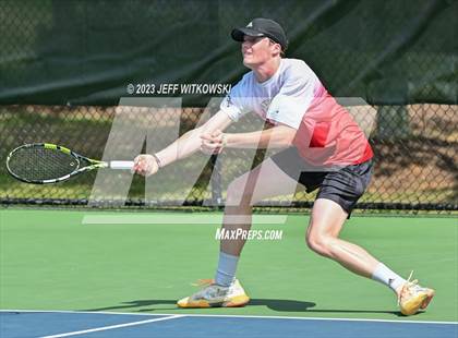 Thumbnail 1 in NCHSAA 3A Singles Tennis State Championship photogallery.