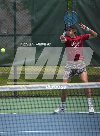 Thumbnail 3 in NCHSAA 3A Singles Tennis State Championship photogallery.