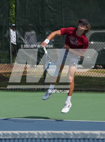 Thumbnail 3 in NCHSAA 3A Singles Tennis State Championship photogallery.