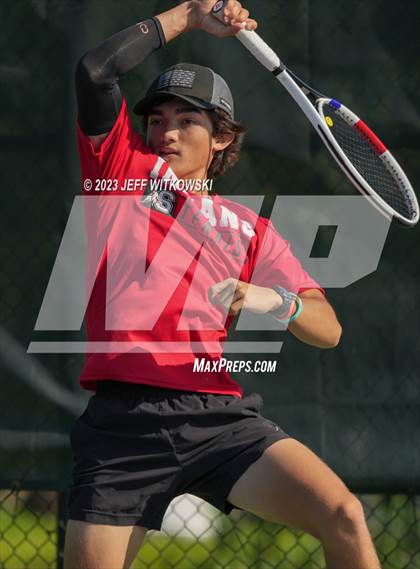 Thumbnail 1 in NCHSAA 3A Singles Tennis State Championship photogallery.