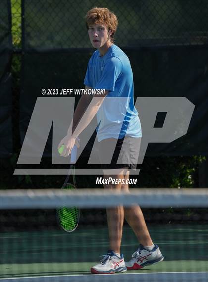 Thumbnail 2 in NCHSAA 3A Singles Tennis State Championship photogallery.