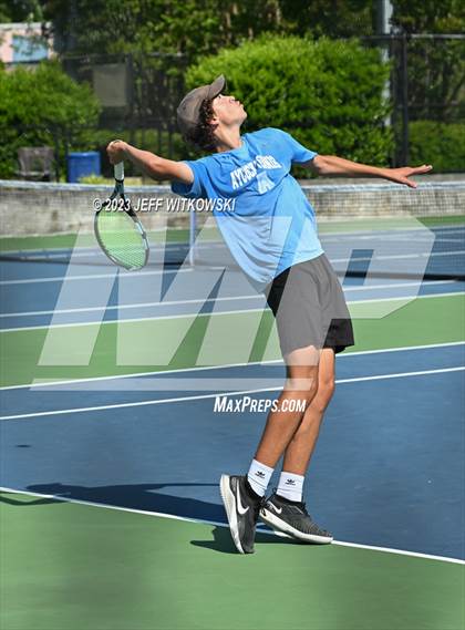 Thumbnail 1 in NCHSAA 3A Singles Tennis State Championship photogallery.